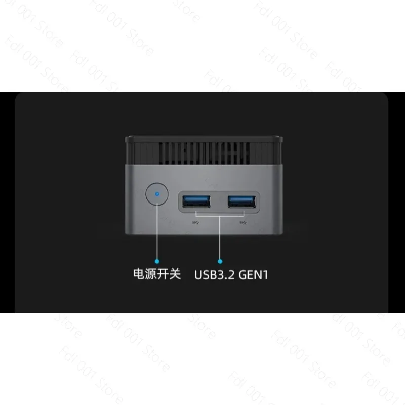 N100 Mini Computer DDR5 RAM, Supports Dual 4K Displays, Ultra Compact PC for Office Work, Light Gaming and Streaming