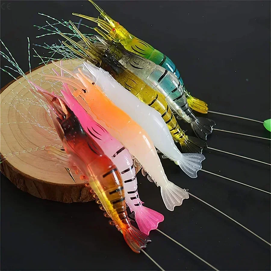 3pcs/7pcs Shrimp Lures Fishing Lures Artificial Fishing Bait Isca Artificial  Ascesorios Pesca image 6