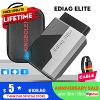 No Subscription Lifetime Update Kingbolen Ediag elite ALL Software Bi Directional 15 Reset CANFD Protoco OBD2 Scanner