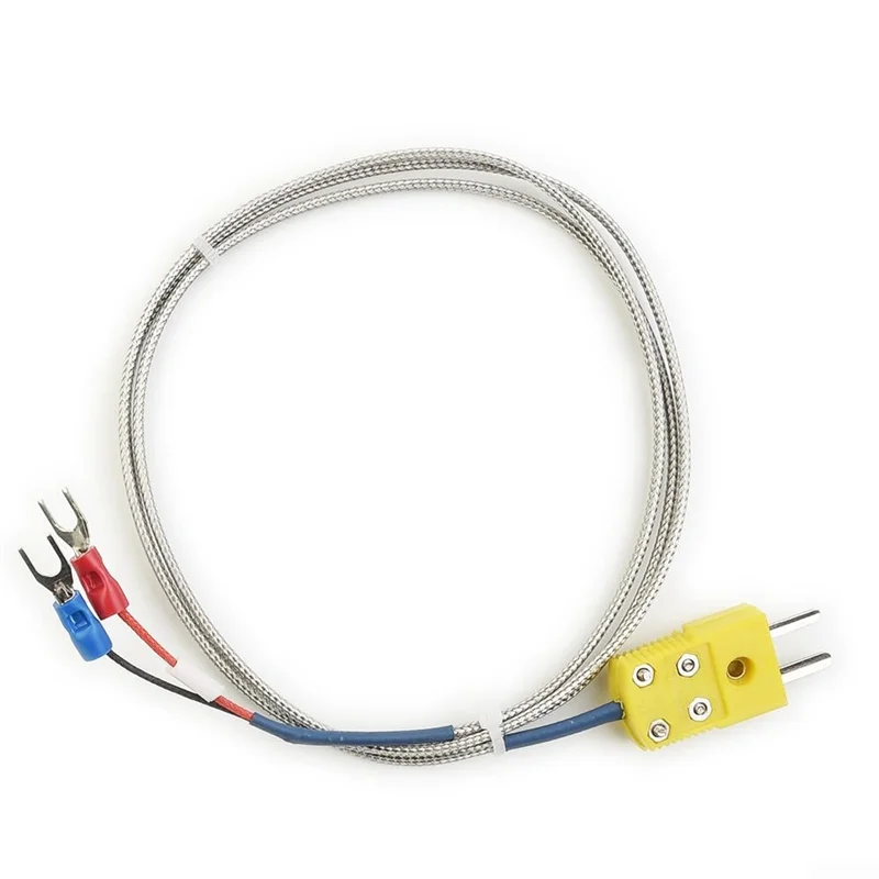 

Classy-Type K Thermocouple Probe Set Kit For High Temperature Measurement, 3.3Ft Cable, -58 To 2372°F (-50 To 1300°C) Range