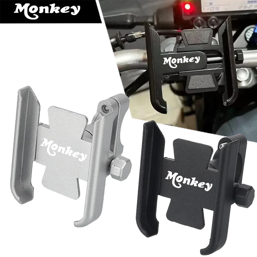 

Motorcycle Accessories Handlebar Mobile Phone Holder GPS Stand Bracket For HONDA Monkey 125 2018 2019 2020 2021 2022 2023 2024