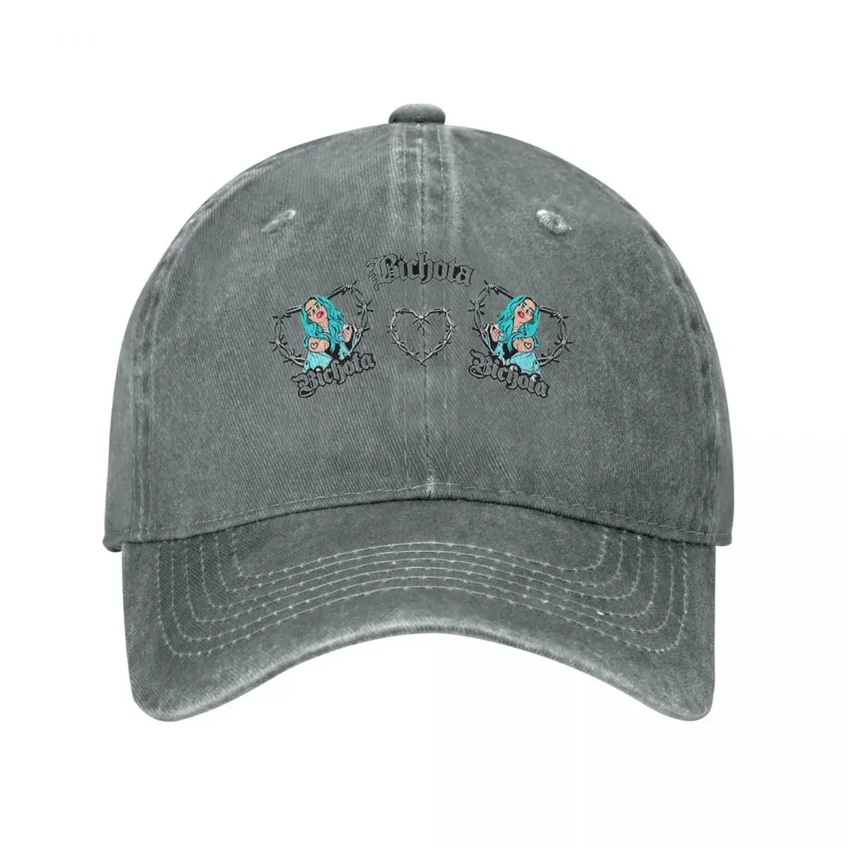 

Classic Music Karol G Bichota Baseball Caps for Men Women Distressed Washed Headwear Hip Hop Reggaeton Unstructured Soft Hat Cap