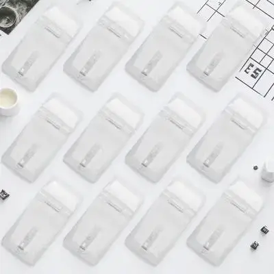 20 Sets Clear Acrylic Lock Hasp Transparent Smooth Surface Hinge Hasps for Luggage Suitcase Acrylic Lock Buckle Latch