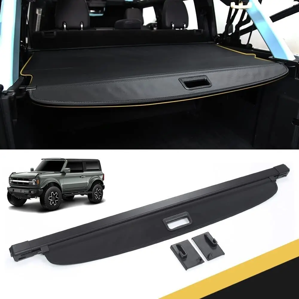 

Rear Retractable Trunk Security Shield Shade Fits for Bronco 4 Doors 2021 2022