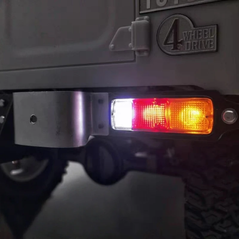 CChand Metal Rear Bumper set for RC4WD 1/10 Gelande II Cruiser/FJ40 1:10 scale Rock Crawler Truck RC Car Option parts