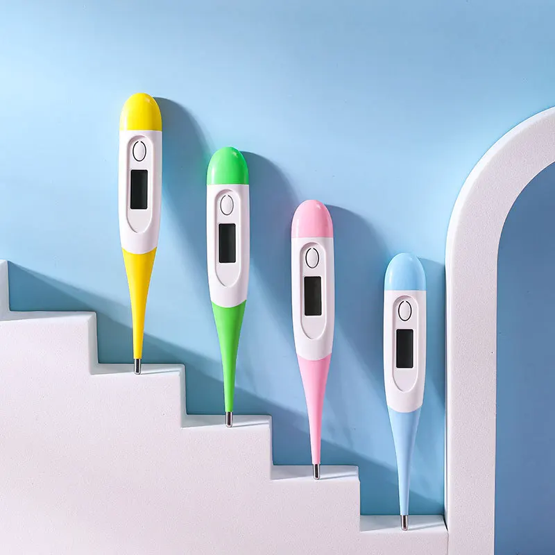 8 Seconds Backlit Fever Thermometer Medical Household Digital LCD Medical Fast Measure Kids Baby Child  Body Soft