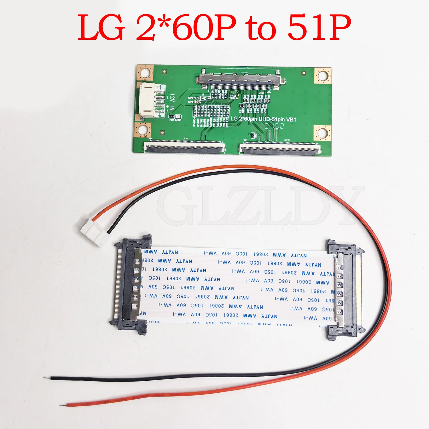 Para LG FPC 2x68P UHD-51Pin VB1 placa adaptadora LG AU 2x60P UHD-51pin VB1 adaptador Clip V por una placa adaptadora de pantalla de TV LCD