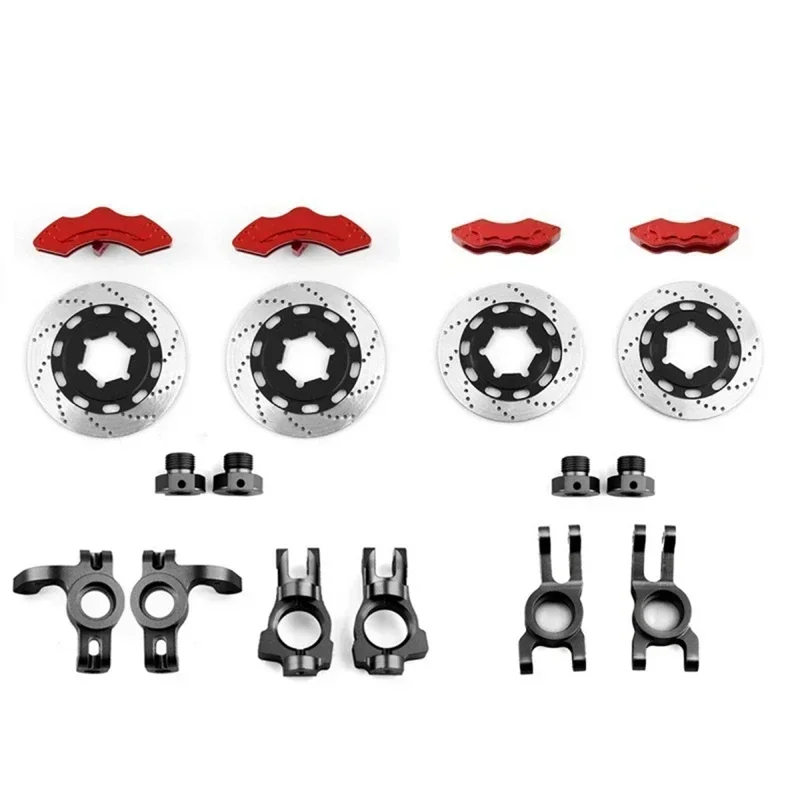 1 مجموعة محاكاة مكبح قرصي مجموعة الفرجار ل 1/7 كجم Raytheon رالي سيارة C3 E8414 E8415 RC ترقية السيارات الملحقات #6