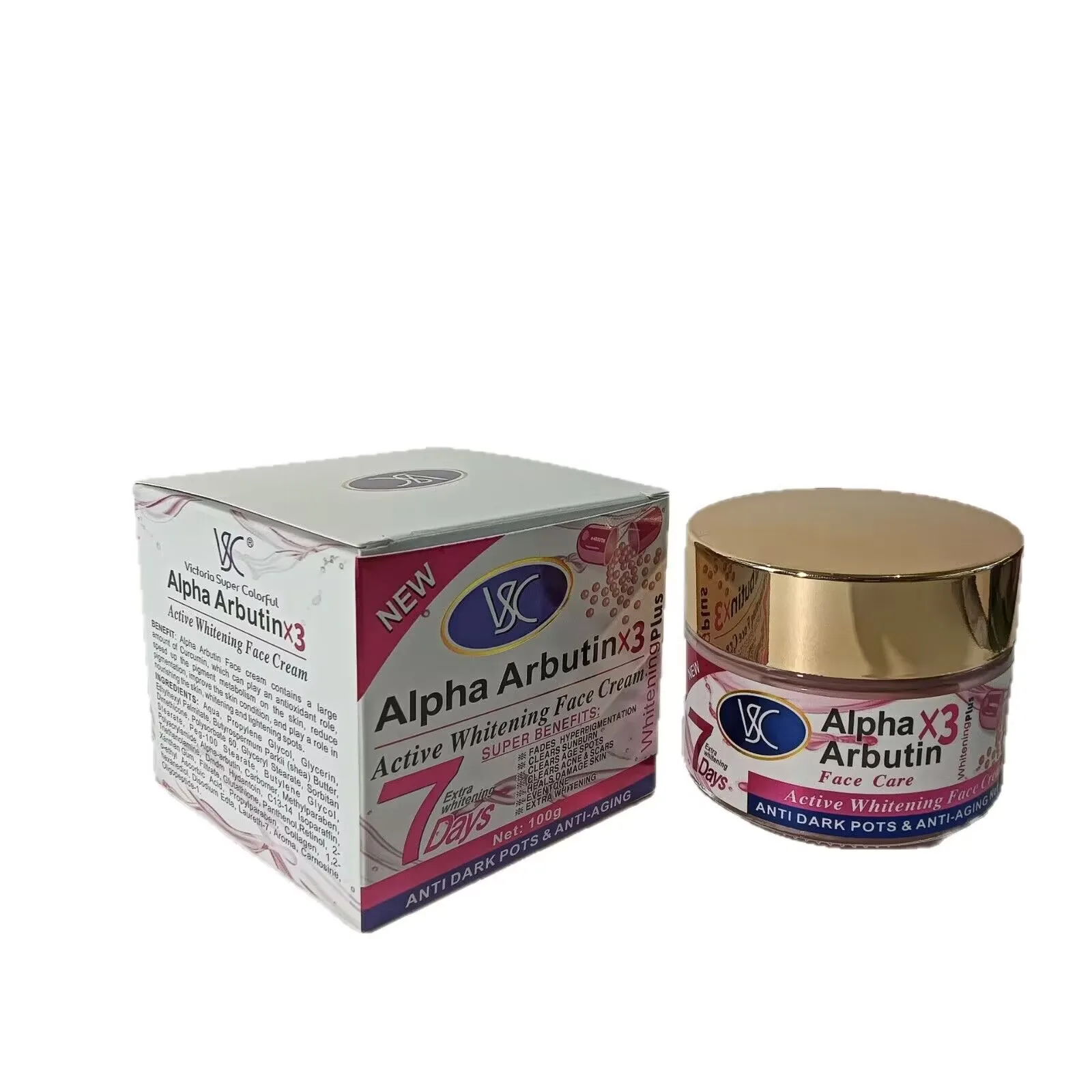 2026 7 Days Arbutin Brightening Face Cream 50g – Visibly Firms Skin, Reduces Fine Lines & Refines Texture for Radiant Complexion
