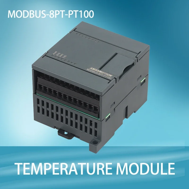 MR2-AR8-PT100 Temperature Module Acquisition Converter 8 Way PT100 RS485 Modbus RTU Communication Protocol