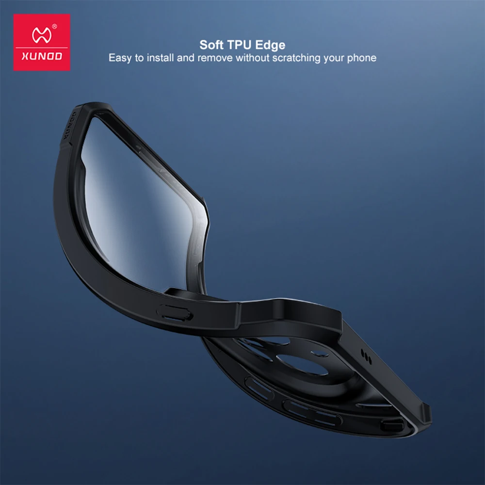 Чехол Xundd для VIVO X300 X300 Pro Ultra, подушка безопасности, чехол с защитой от падения, акрил + TPU, задняя полоска, прозрачный чехол с магнитной подставкой