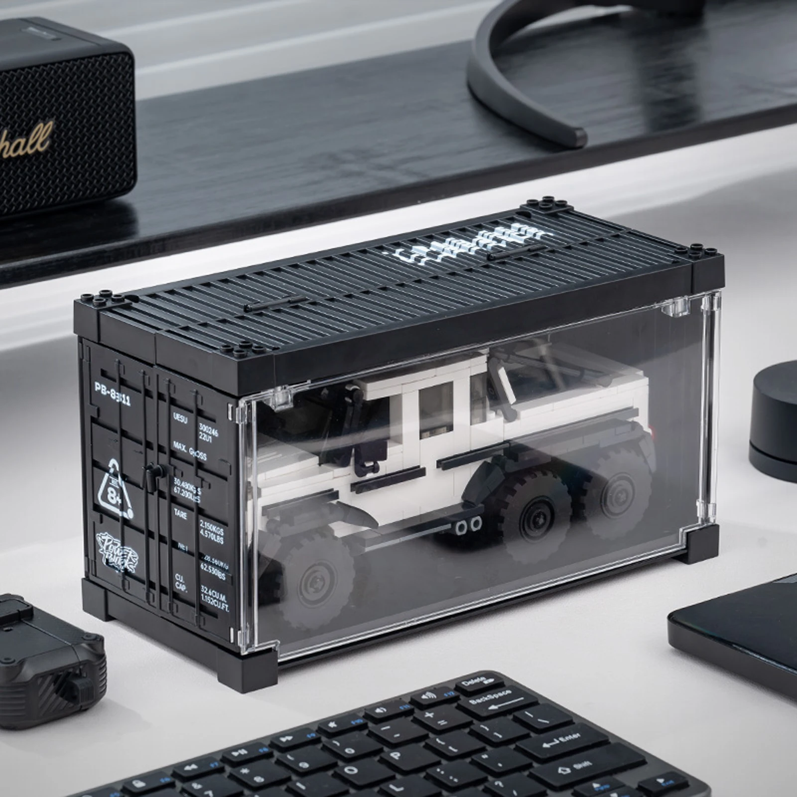 PB8811 581 pz G-63 Modello di Auto Building Blocks Mattoni set di auto MOC Tecnico FAI DA TE Giocattolo Piccola Pellet Puzzle Box Set