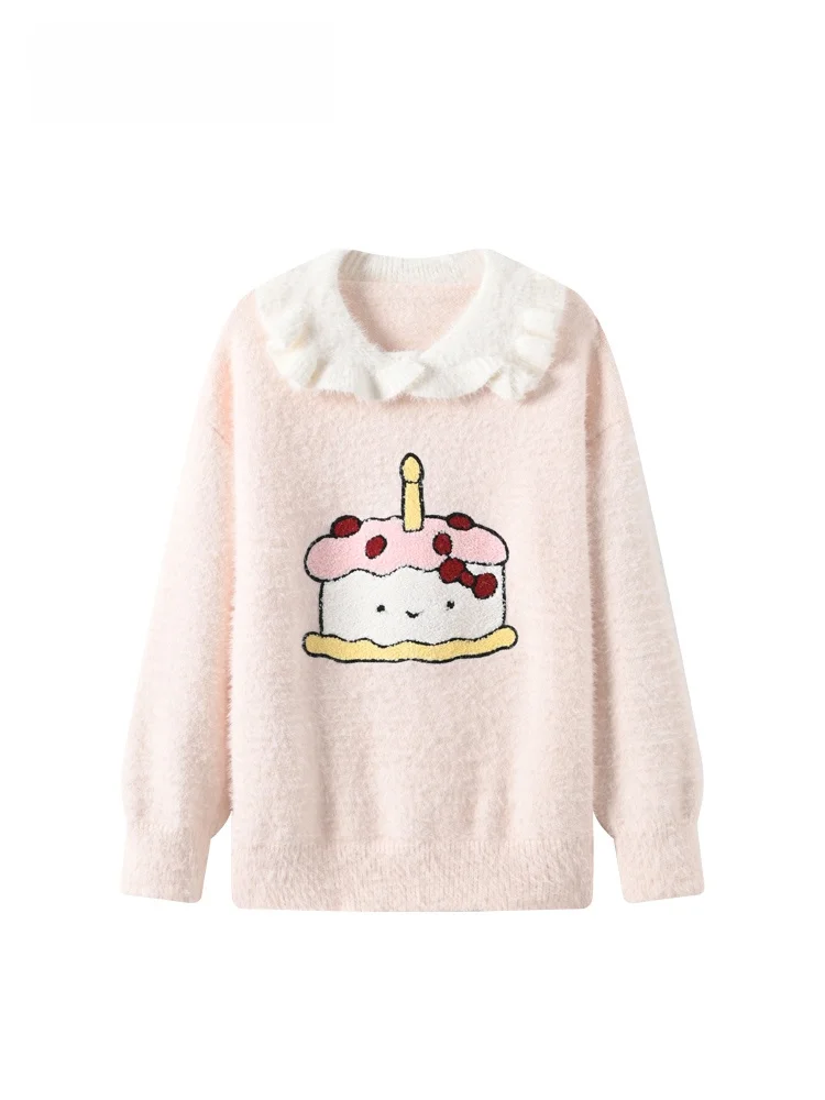 

Cara CLUB плюс размер Long Sve трикотаж повседневный свободный крой женский осенне-зимний новый универсальный повседневный свободный свитер