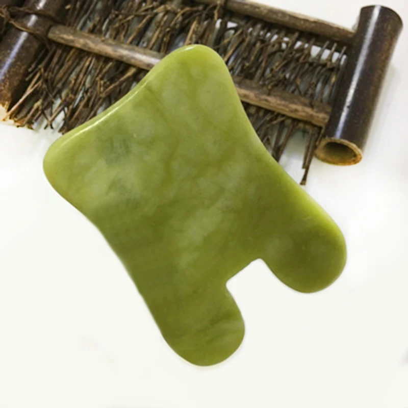 Ciało skrobanie płyta urządzenie do masażu naturalne Jade kamień deska tradycyjne leczenie