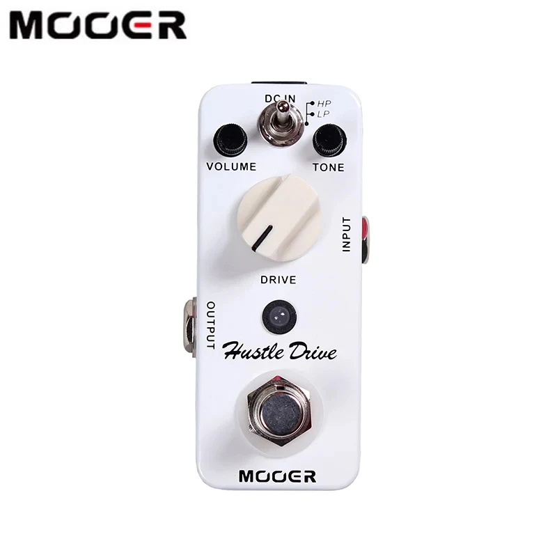 

MOOER Hustle Drive Guitarra Effect Pedal Distortion Effect 2 Working Modes (HP/LP) Tube-like Drive Sound Pedal Guitar Parts