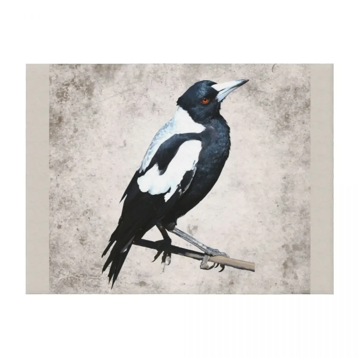 

Australian Magpie Throw Blanket Furry Picnic Quilt Winter beds Blankets