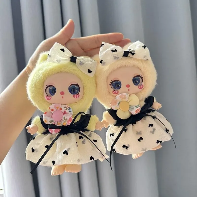 Mini Doll'S Clothes Outfit Accessories For Liila lucky Cat for labubu Idol skirt Clothing