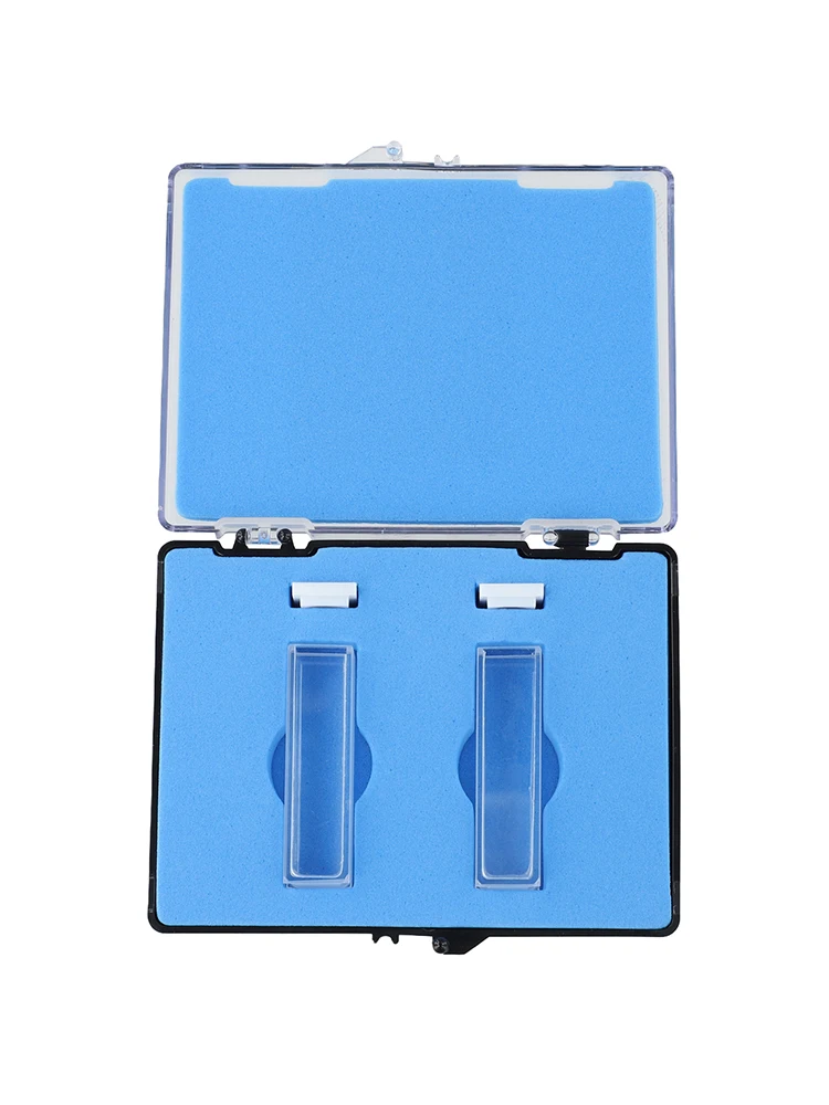 Clear Quartz Cuvette For Testing 10mm Cuvette 12.5*12.5*45mm Optical Path Cuvette 3.5ml Volume Clear Quartz Material
