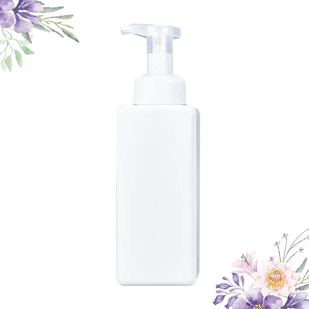

4pcs 650Ml Large Capacity Tetragonal Lotion Emulsion Bottle Wash Shampoo Shower Gel Pump Bottle Portable Travel Pp Petg Material