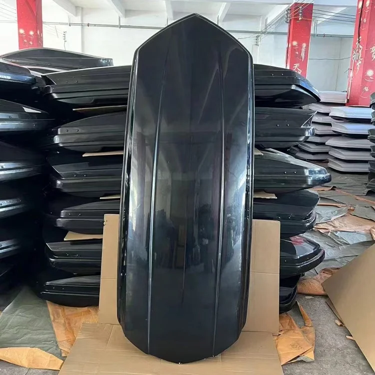 Universal ABS White Black Car Roof Storage Box Luggage Carrier Waterproof Rooftop Cargo Box With Different Capacities