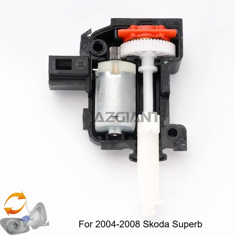 AZGIANT Car Fuel Tank Filler Door Cap Lock Actuator Motor for 2004-2008 Skoda Superb Upgrade Brand New 3B0810773D 1K5959782
