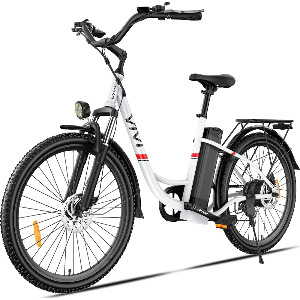 

Electric Bike, 26'' Electric Bike for Adults, 500W Ebike with 48V Removable Battery, Electric Commuter Cruiser Bike 20MPH