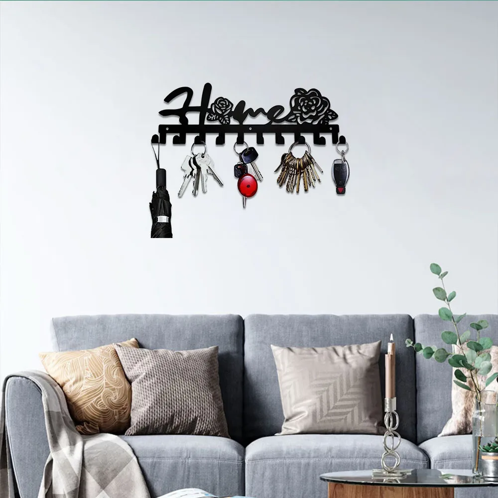 Captivating HELLOYOUNG Home & Rose Key Haven: A Wall-Mounted Delight