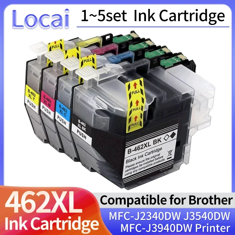 High capacity LC462 LC462XL LC472XL 472 Compatible InkJet Ink Cartridge For Brother MFC-J2340DW MFC-J3540DW MFC-J3940DW printer