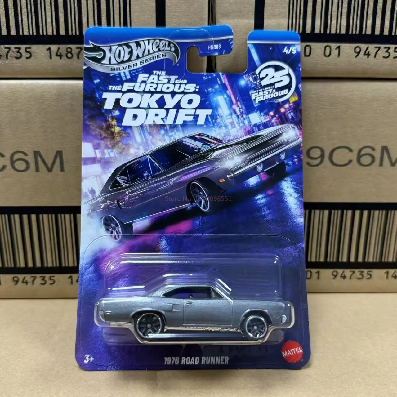 ホットウィール ワイルド・スピード 1/64 M HNR88 シルバーシリーズ