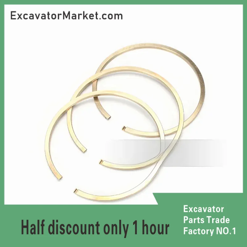 Excavator Accessories Kato 130 * 119 * 4.5 intersection copper ring supercharger intersection oil seal copper ring oil cylinder