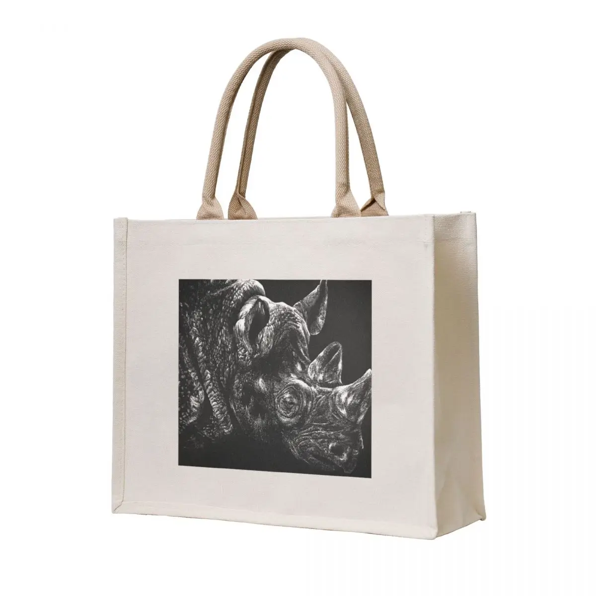 

Tribute to Endangered Rhinos Tote Bag Custom bag tote bags aesthetic eco pack