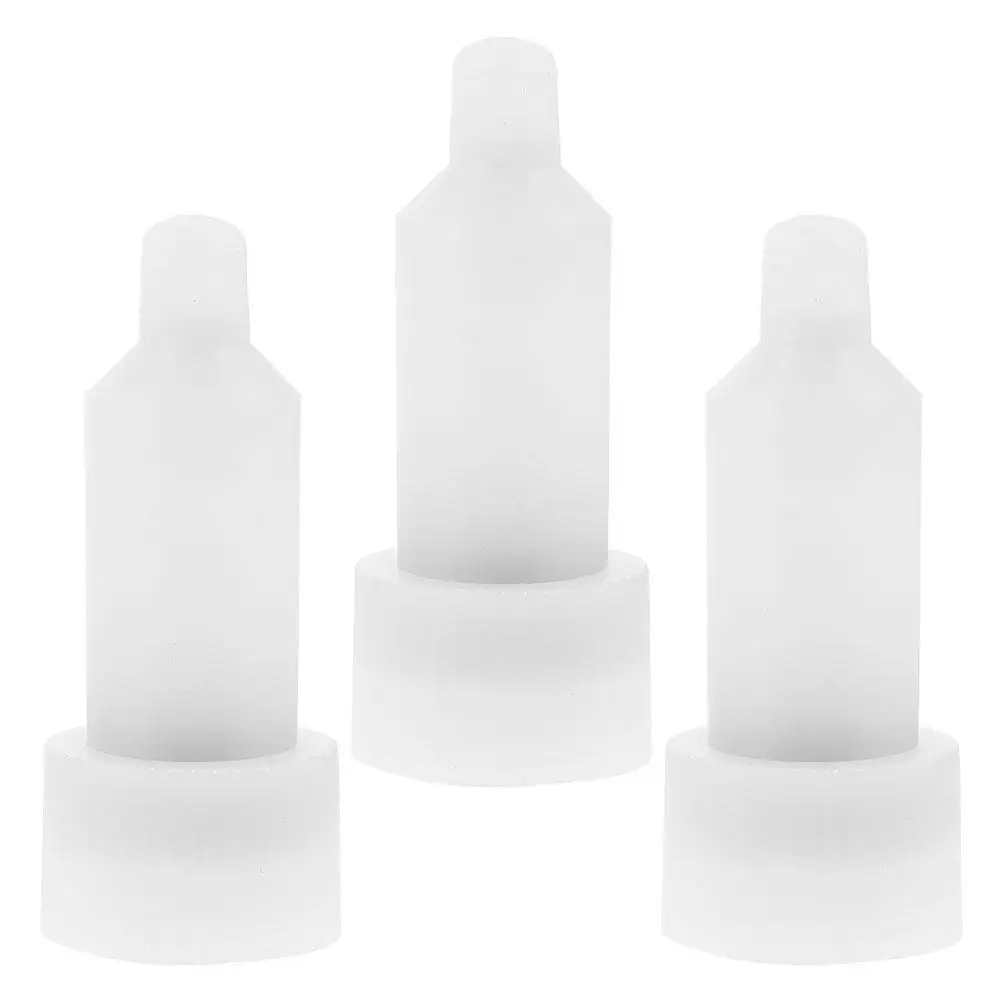 3Pcs Modern Wall Mounted Soap Dispenser Head Fits Bathroom Kitchen Hotel Liquid Soap Shampoo Conditioner Lotion Dispensing Pump