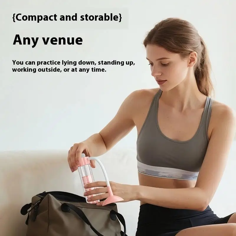 New Adjustable Diaphragm Breathing Dumbbell Trainer With Counter Abdominal Muscle Trainer Deep Breathing Exercise Lung Capacity