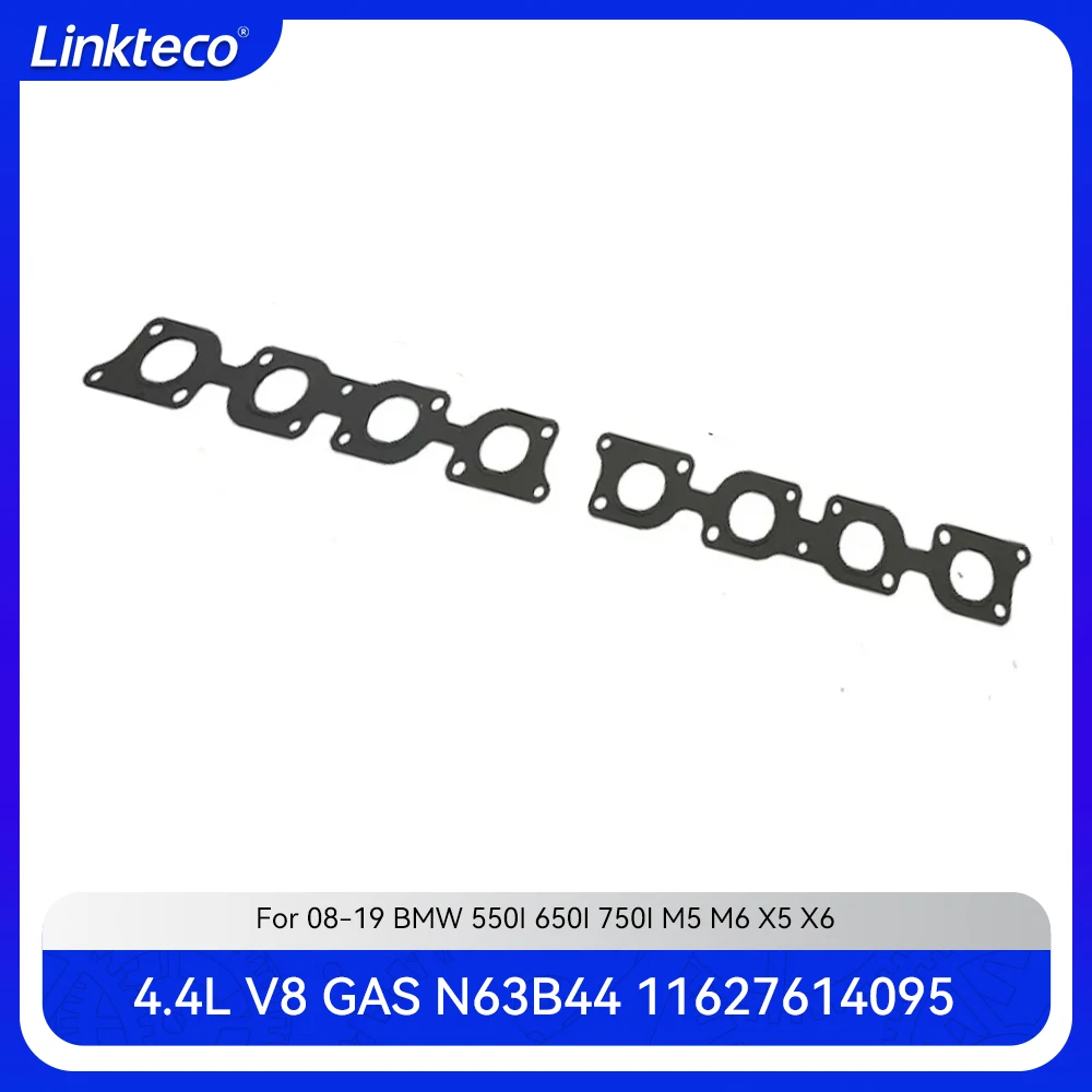

Engine part L&R Exhaust Manifold Gasket set Fit 4.4 L V8 GAS N63B44 For 08-19 4.4L BMW 550I 650I 750I M5 M6 X5 X6 11627614095