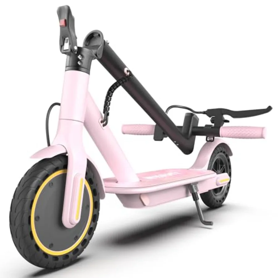 

8.5'' Electric Scooter for urban commuting, aluminum alloy frame, matte black finish, 350W motor with 19MPH top speed and 12-15