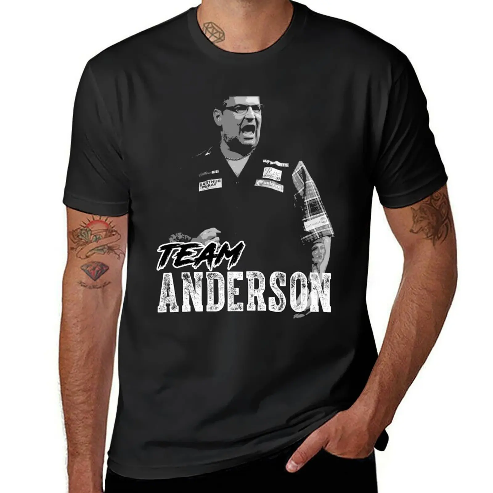 Gary Anderson PDC 2022 T-Shirt customs design your own Aesthetic clothing tops Men's t-shirts