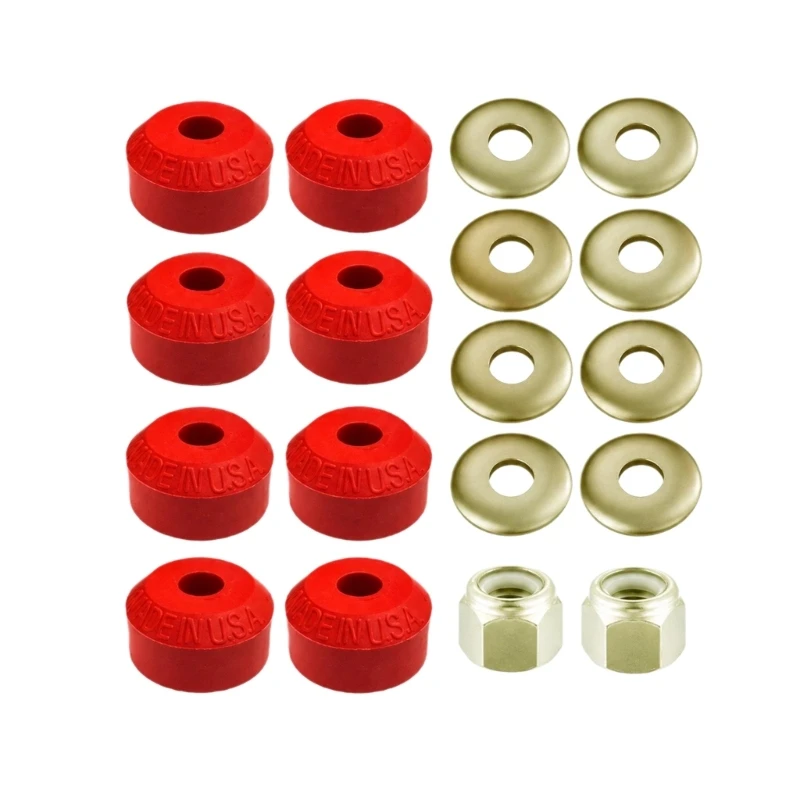 Front Suspension Stabilizer Bar Link Bushing for 1500/2500/3500 1994-2002 2WD Vehicle Applications, with Flanged
