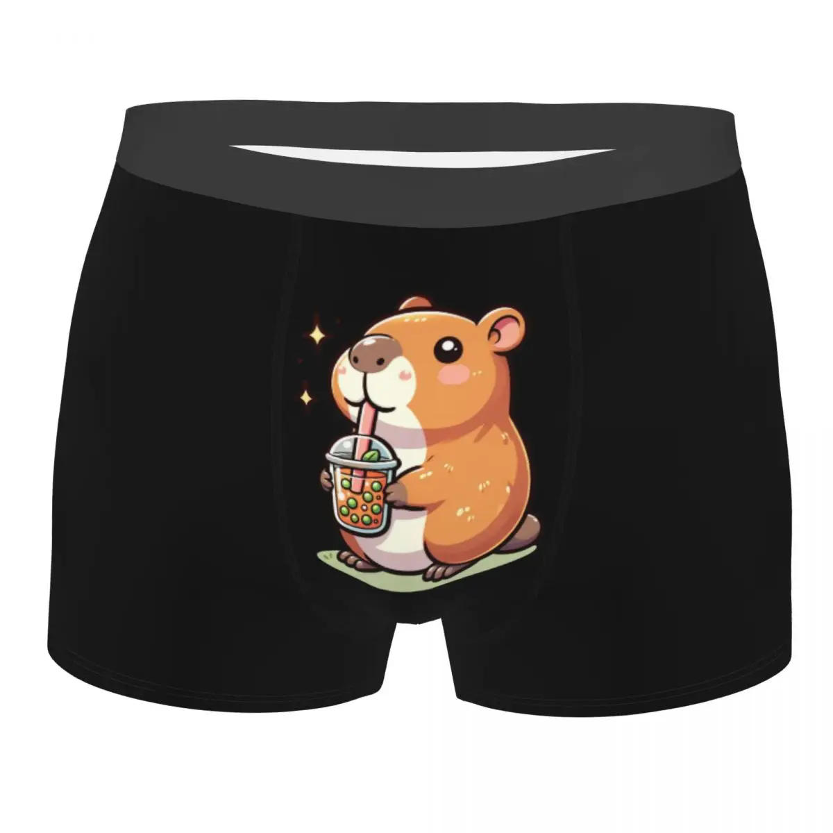 

Custom Cute Capybara Underwear Male Sexy Printed Boxer Shorts Panties Briefs Breathable Underpants