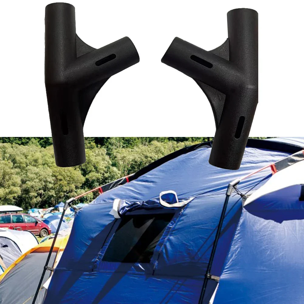 

10pcs Camping Tent Pole Joint Y Shaped 3-way Canopy Awning Support Connector Outdoor Tent Repair Accessories Tent Rod Joint