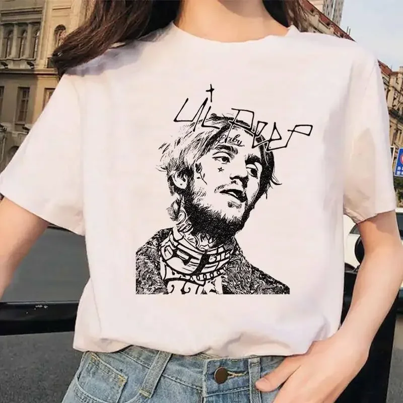 Черная футболка с изображением альбома Rapper Lil Peep Cry Baby, размер S 5XL