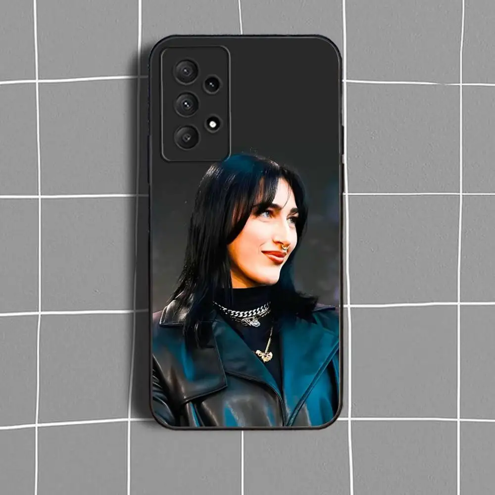 حافظة هاتف Rhea R-Ripley W-WWE لهاتف سامسونج جالاكسي A73,31,32,72,41,53,52,71,22,5G,Note,J7,8,9 غطاء أسود ناعم