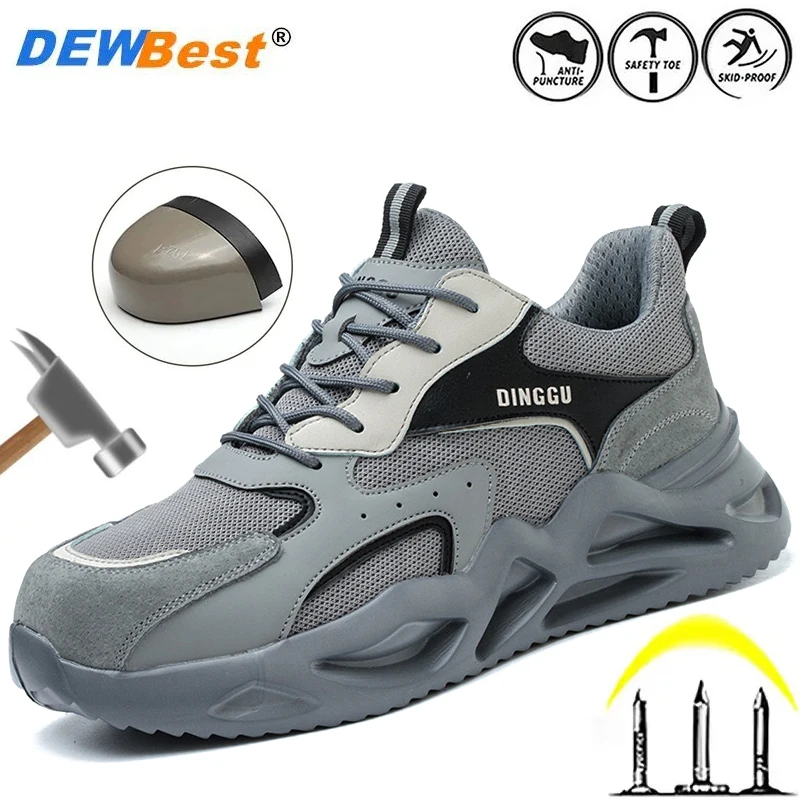 Lightweight and breathable steel toe cap, anti smashing and anti piercing safety shoes, insulated 6kV electrical protection