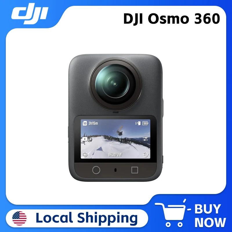 

DJI Osmo 360 1-Inch 360° Imaging Native 8K 360° Video 4K/120fps & 170° Boost Video Original Brand in Stock
