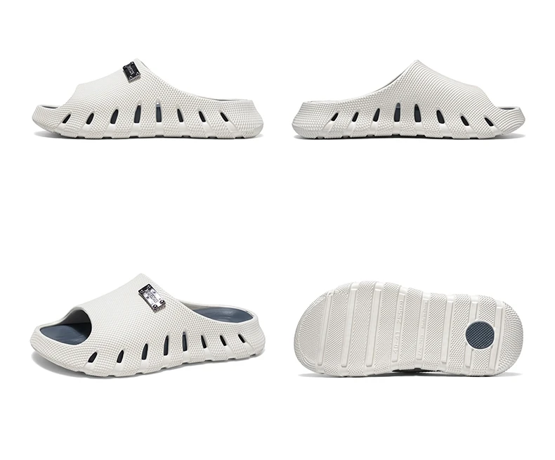 Sommer-Herrenpantoffeln für Drinnen und Draußen, Weiche Komfortable Sandalen, Strand-Clogs, Herren-Freizeitschuhe, Badezimmer-Hausschuhe für Männer – Detail 4