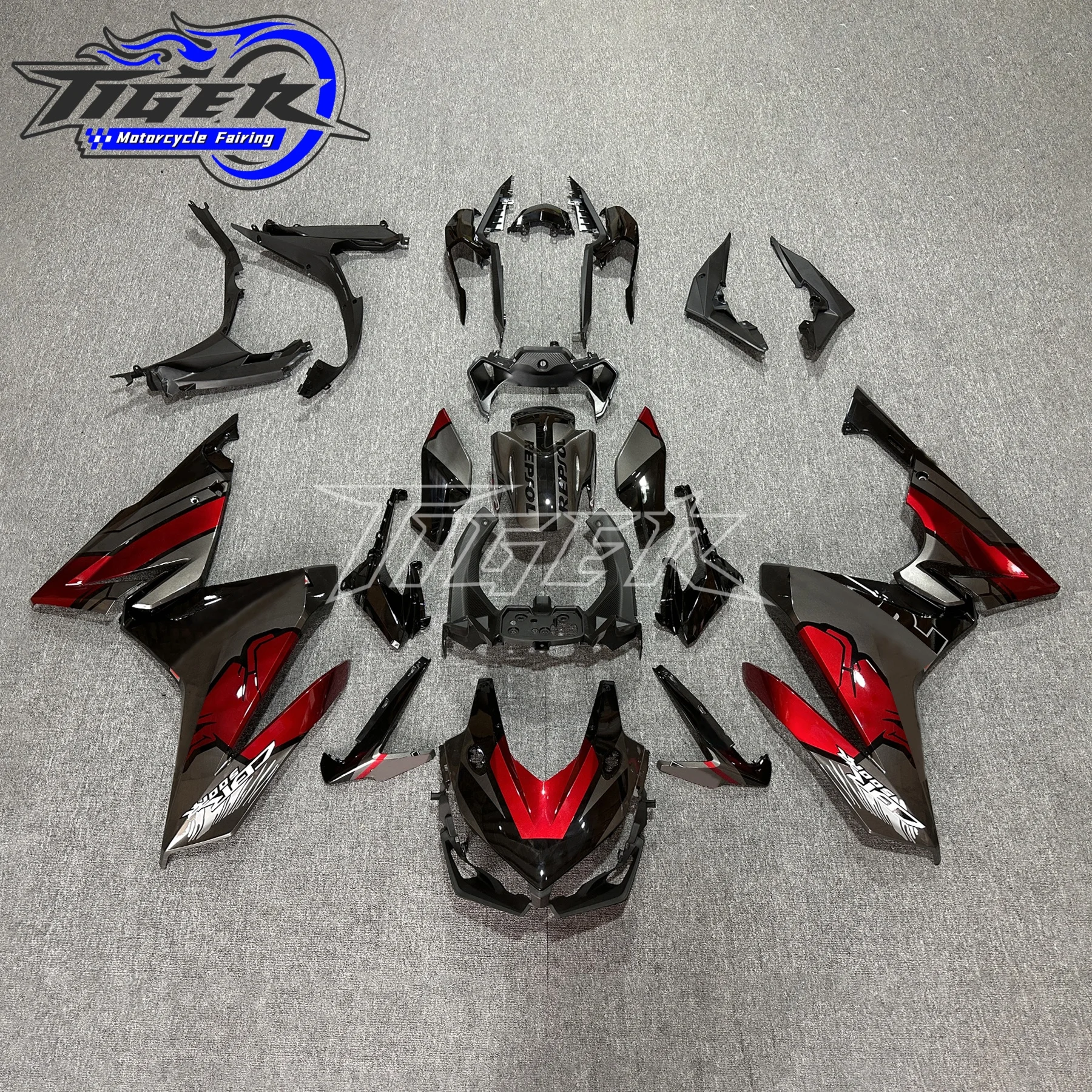 

Full Set Motorcycle Fairings Painted Bodywork Fit For Honda CBR500R 2019 2020 2021 2022 2023 Fairing Kit New ABS Plastic