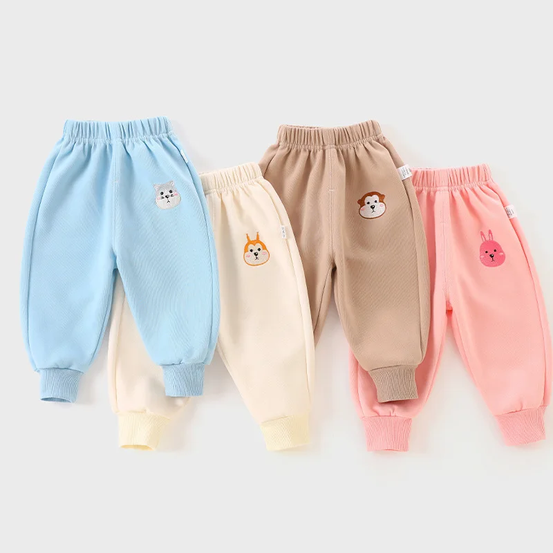 Pantalon de sport en coton imprimé dessin animé pour enfants, pantalon de jogging pour bébé fille, document bonbons adt, décontracté, automne, 2024