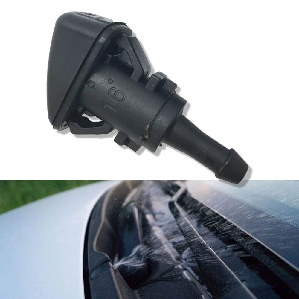 2pc 5303833AA Windshield Washer Nozzle For 2010 - 2015 DODGE RAM 1500 - 4500 Jeep Grand Cherokee 2005-2010 Compass 2007 - 2010