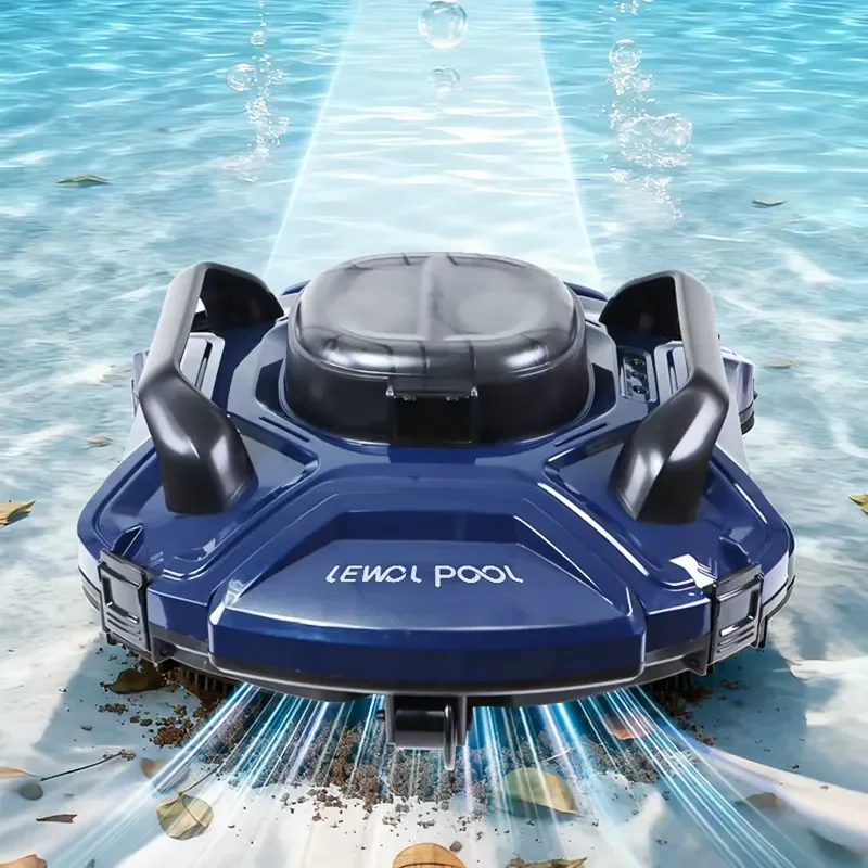 STROVAN NF15 Automatic Pool Cleaning Robot Portable Vacuum Rechargeable Pool Cleaner for Swimming Pools
