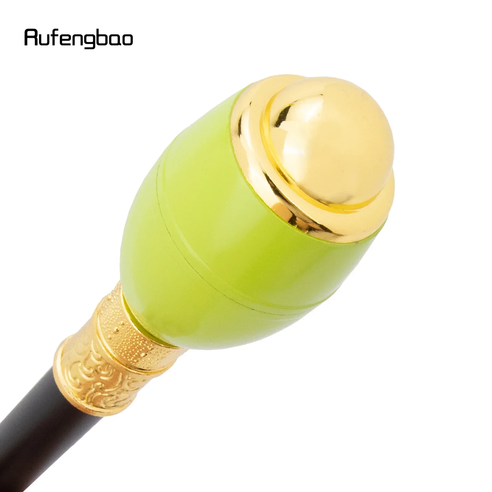 Grüne Kugel Silber Gehstock Mode Dekorativer Gehstock Gentleman Elegant Cosplay Cane Crosier 90cm