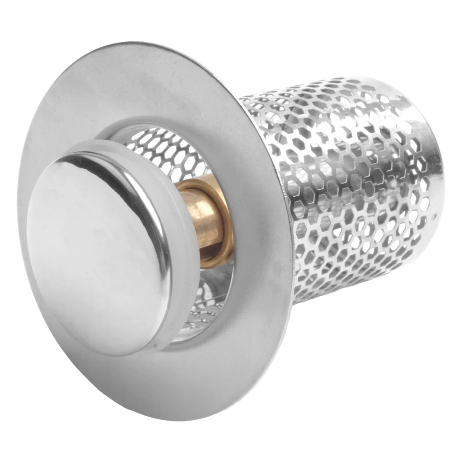 Sink Strainer Stainless Steel Stainless Steel Floor Drain Filter Stainless Steel Construction Anti Blocking Design